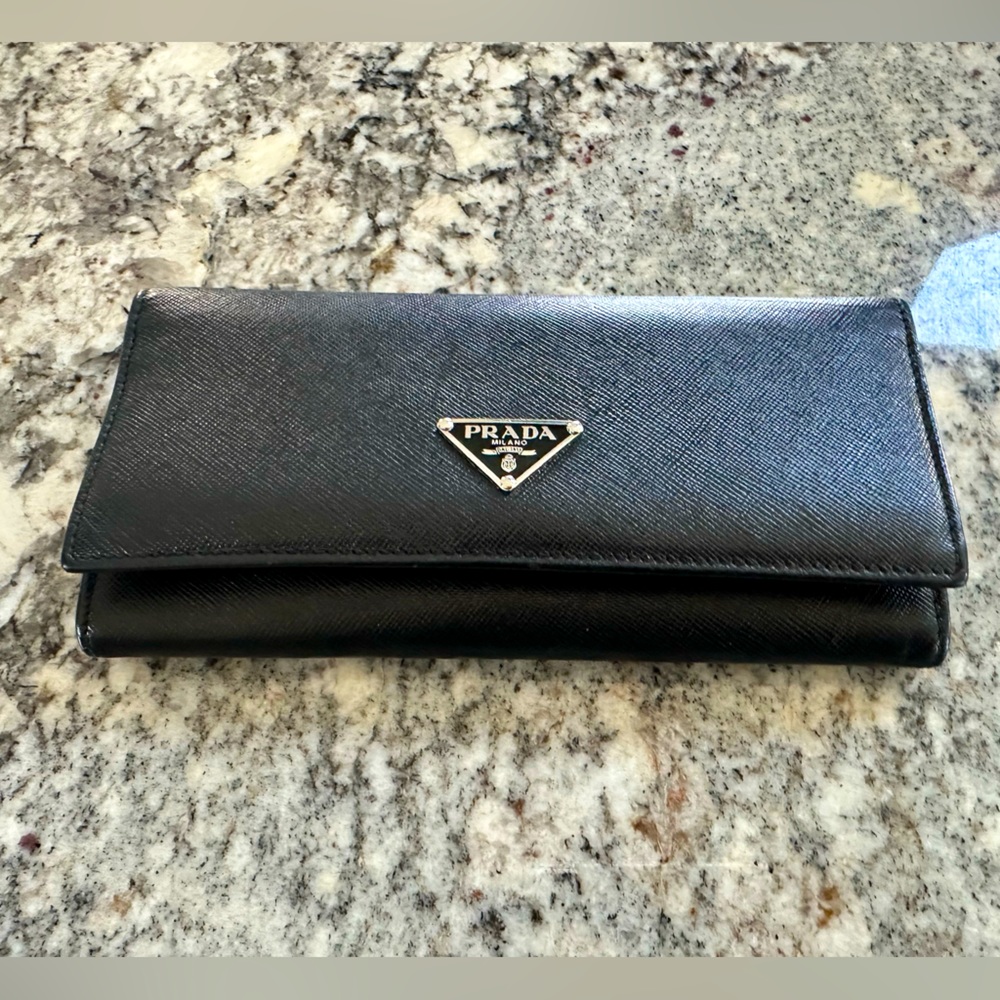 Prada Saffiano Continental Wallet